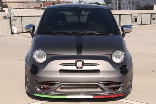 Fiat 500 Abarth Front Shot in Parking Lot